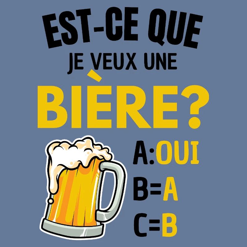 Will ich ein Bier? Beauf Alkoholwitz