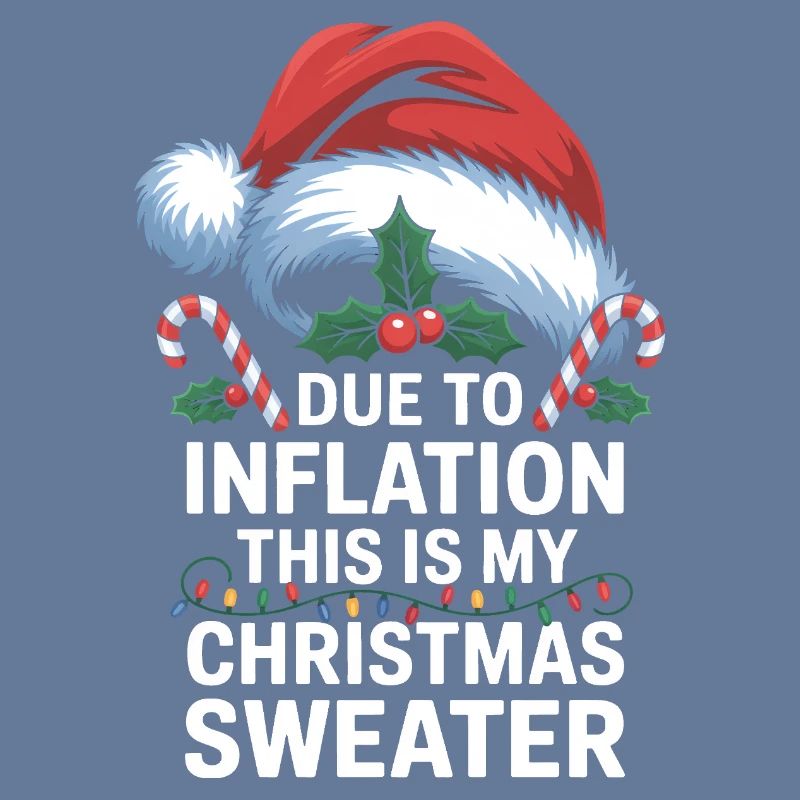 Jeu de mots sur l’inflation avec le pull de Noël
