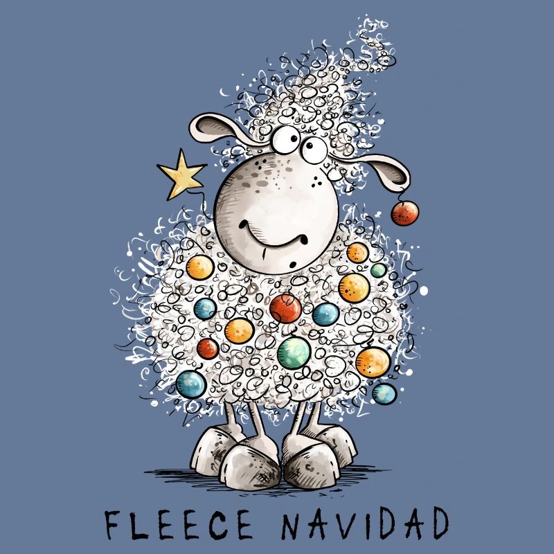 Moutons de dessin animé Navidad Navidad moutons de dessin animé