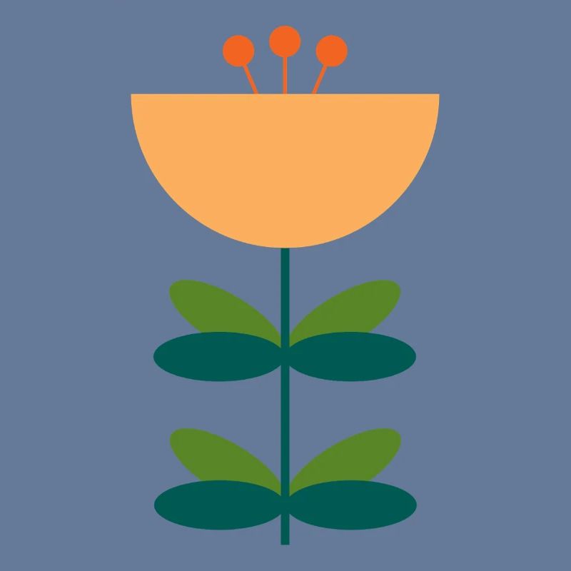 Conception d’illustration de fleur abstraite