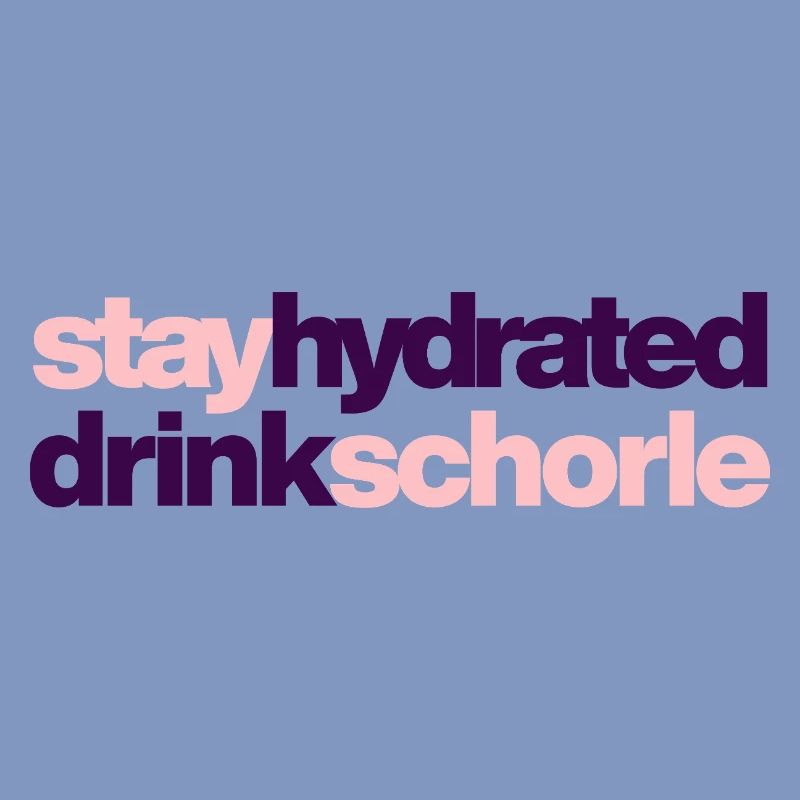 Restez hydraté - buvez du spritzer