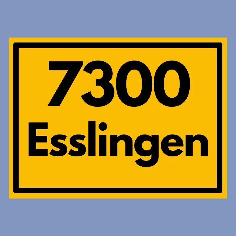 OLD POSTCODE ZIP CODE RETRO 7300 ESSLINGEN SCHABEN
