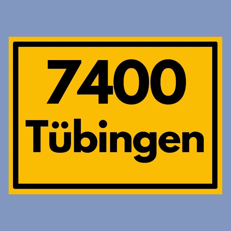 OLD POSTCODE ZIP CODE RETRO 7400 TÜBINGEN - NECKAR