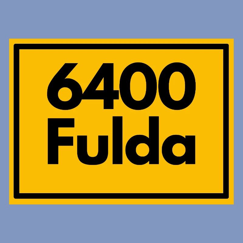 ANCIEN CODE POSTAL RETRO 6400 FULDA - HESSEN
