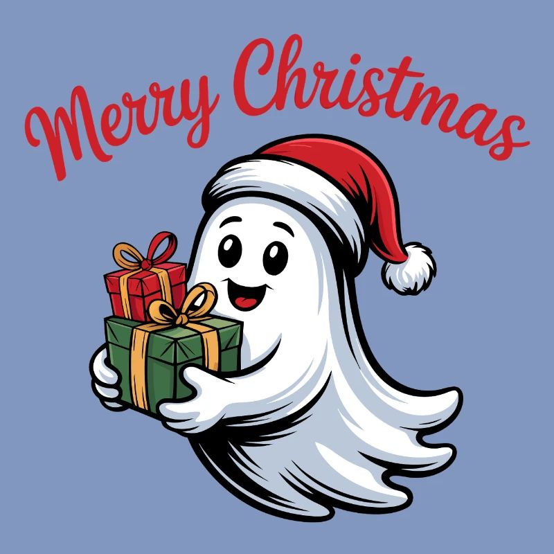 Weihnachtsgeist mit Geschenken