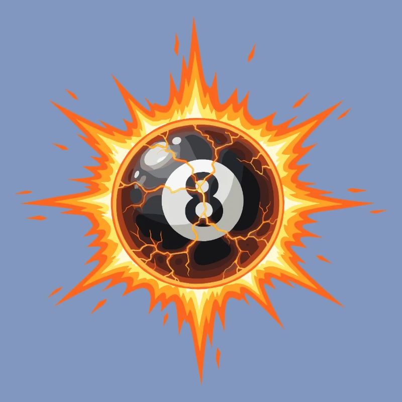 Explosion de Boule de Feu 8-Boules