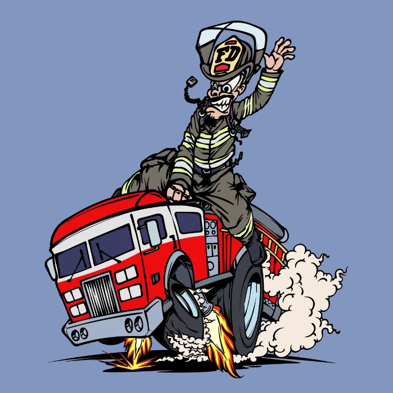 Fire brigade fire protection fire engine lifesaver