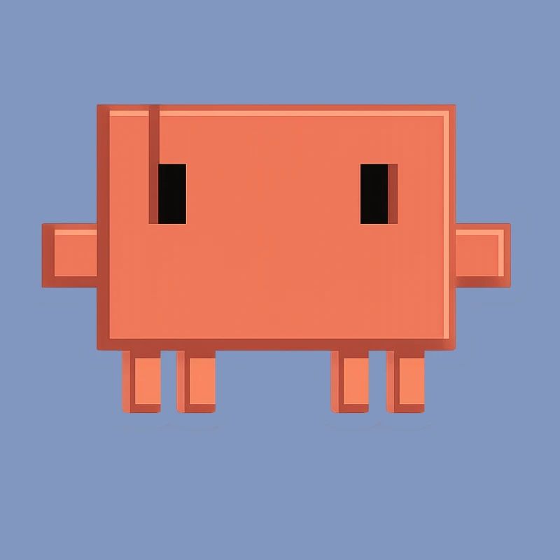 Claude Code Pixel AI Mascot Dev Sticker