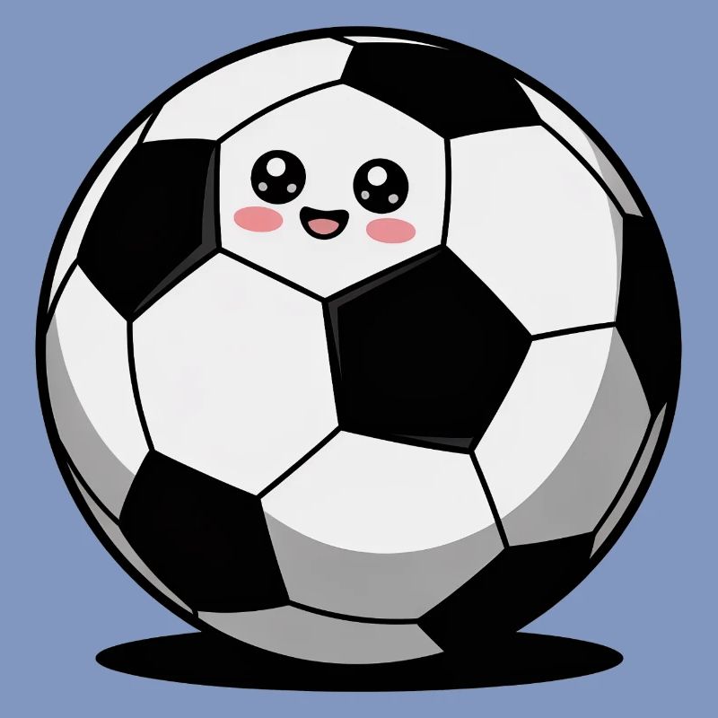 Fußball comic süß