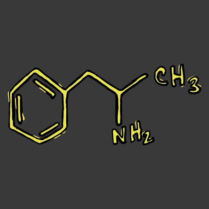 Amphetamine structural formula chemistry