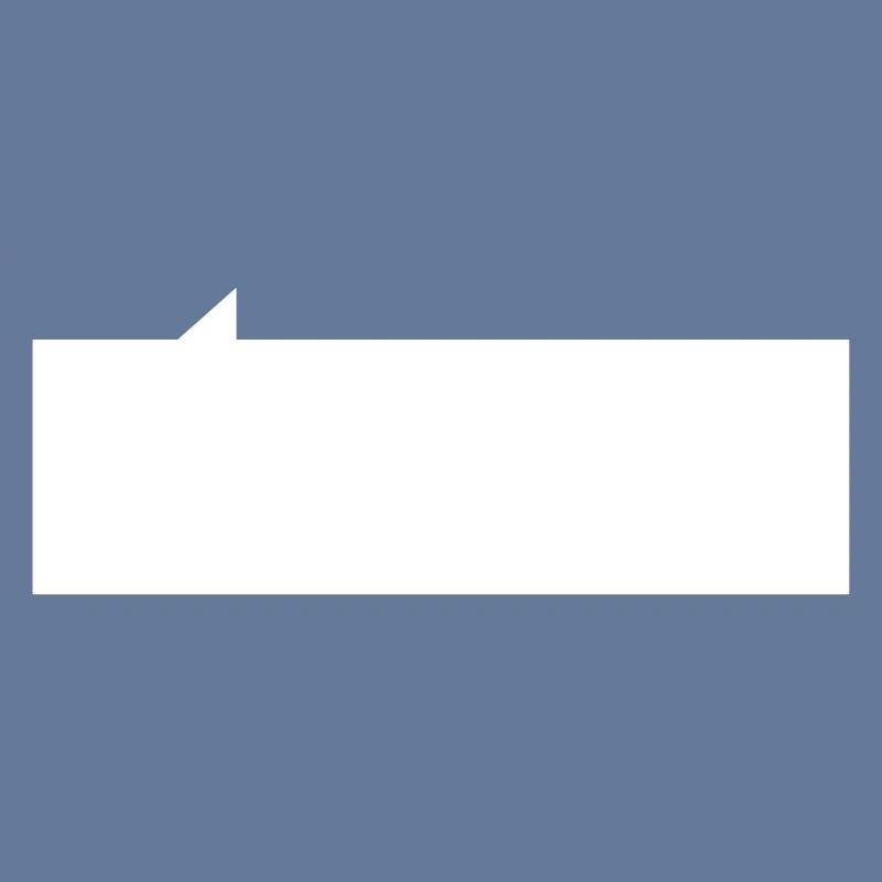 Speech bubble rectangle