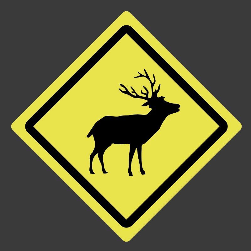 deer roadsign