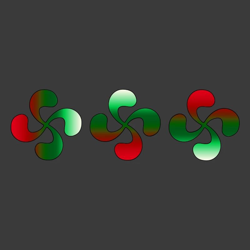 Croix Basque Lauburu