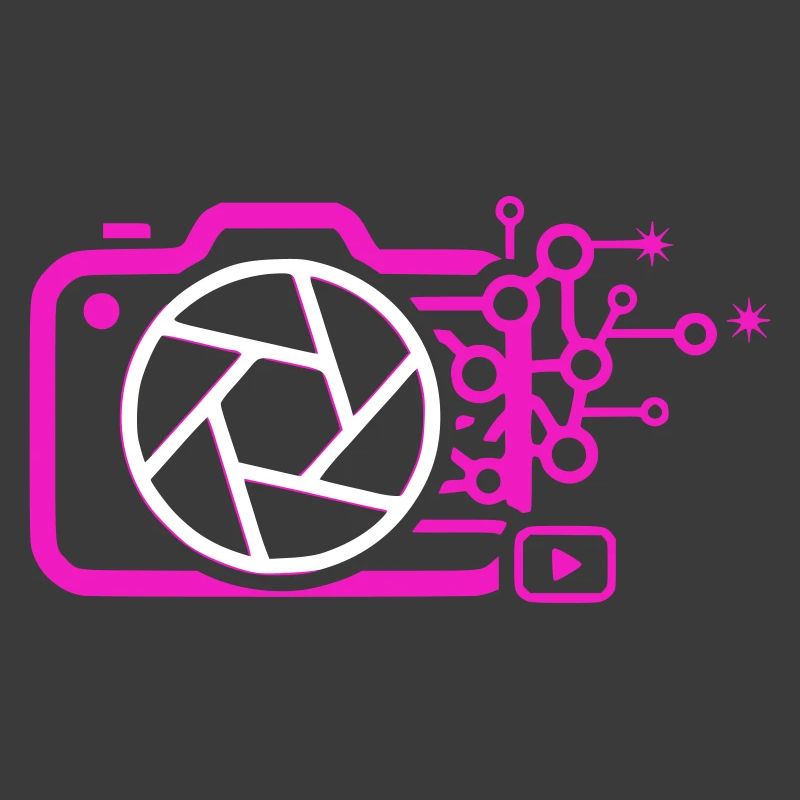 Digital Camera AI Art Tech Vector