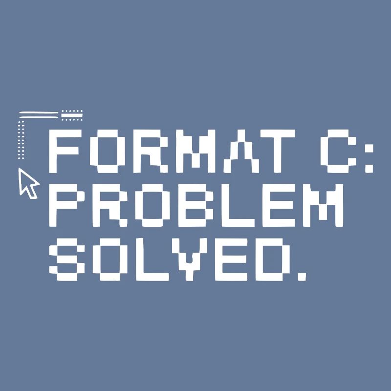 Format c: problem solved.