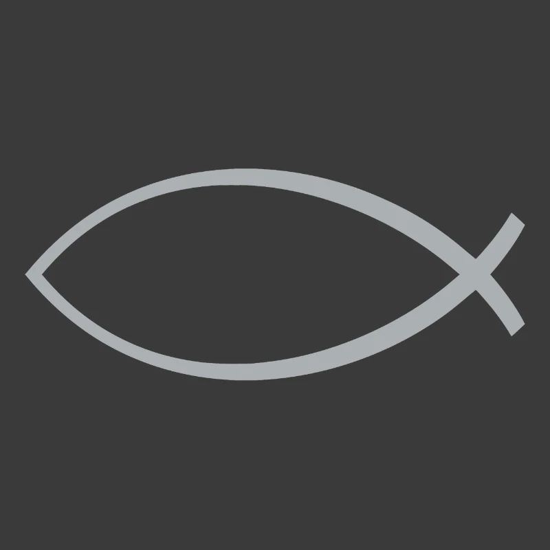 Ichtus fish silver