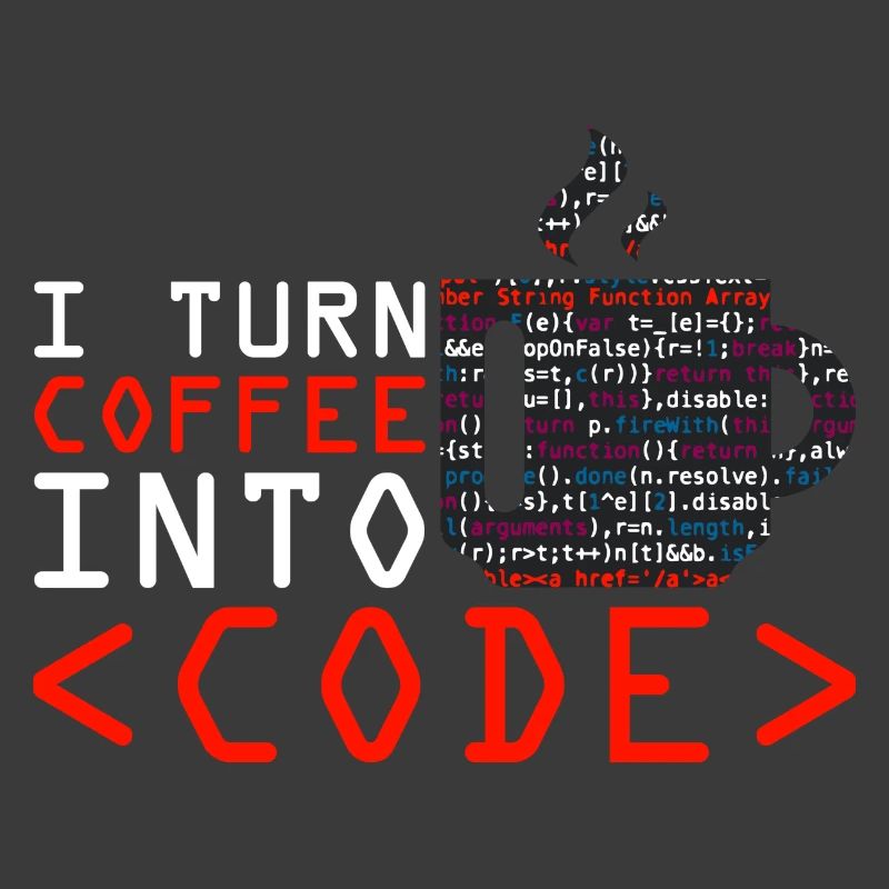 Programmers generate code from coffee