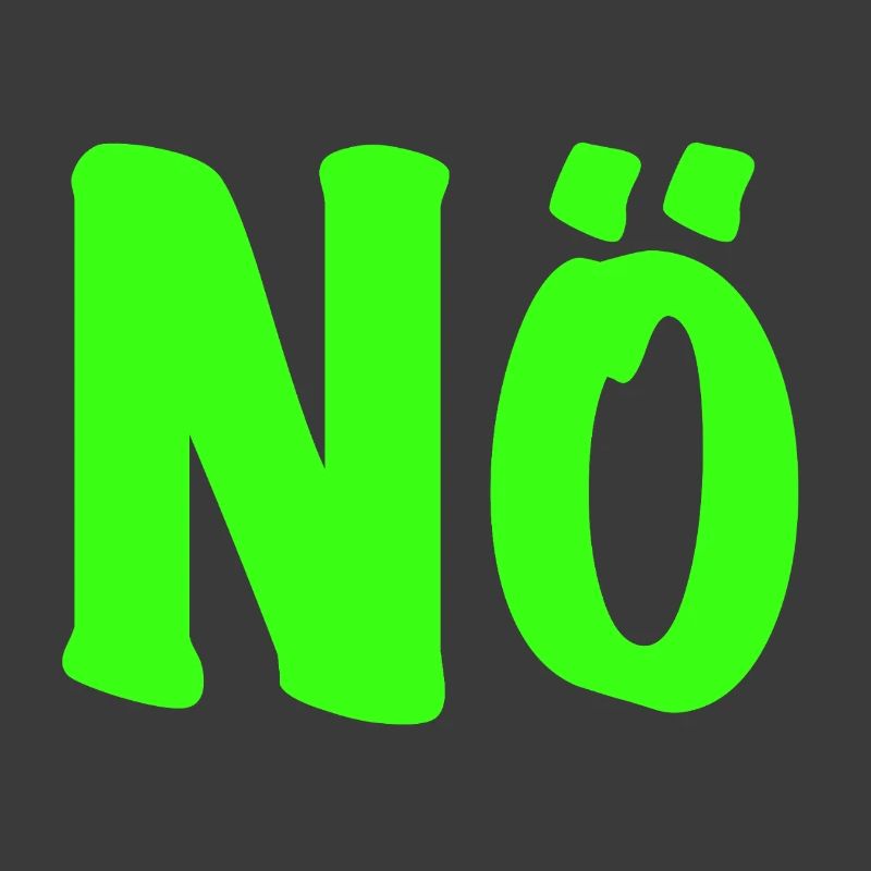 Non en vert fluo - Non - Non - Zéro désir