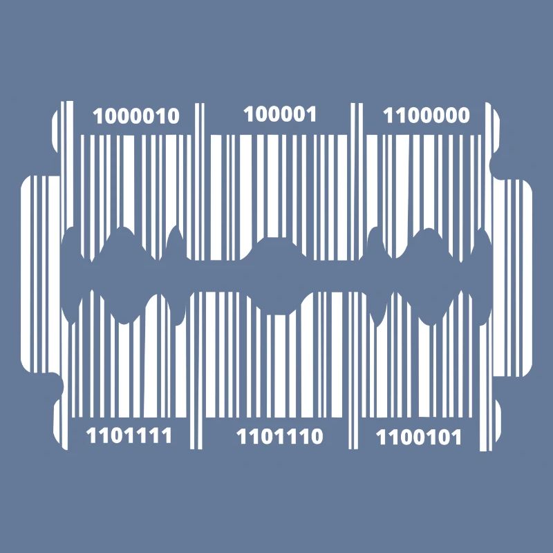 Lame de rasoir avec code