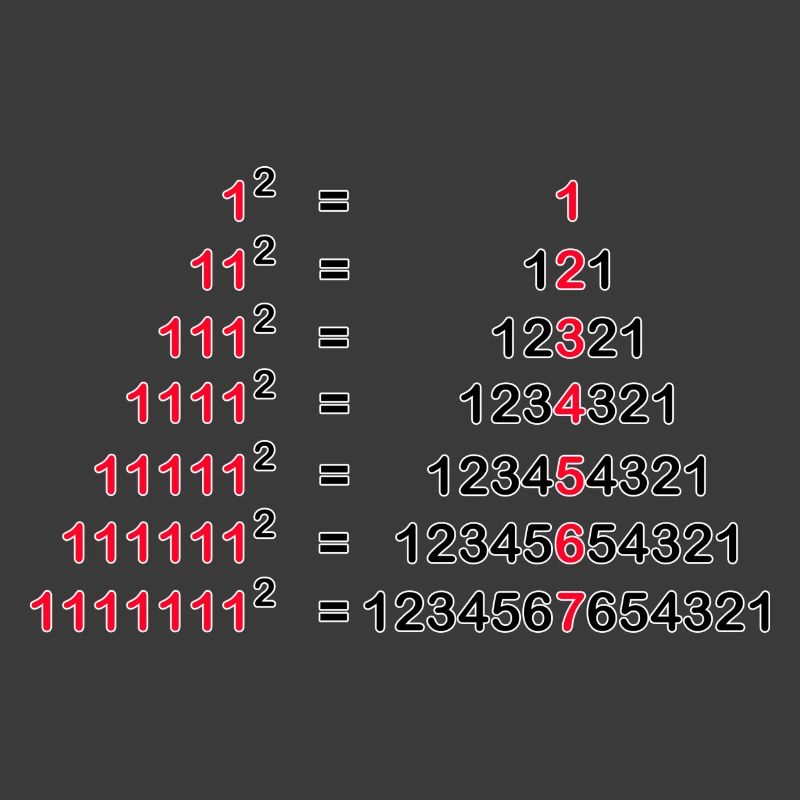PAY PALINDROME 1x1 HIGH TWO GIFT 1^2