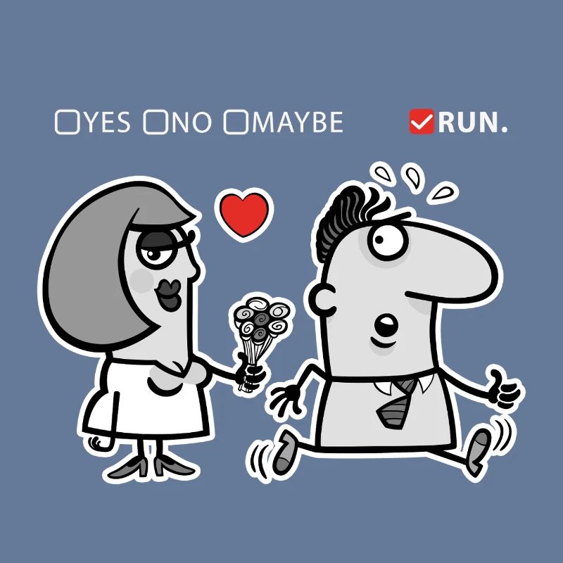 Liebe oder Flucht – Unkonventioneller Humor (Dark Version)