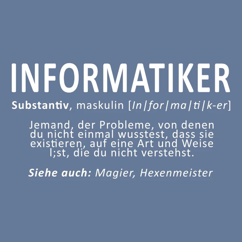 Informatiker PC Computer Internet Nerd Windows Lin