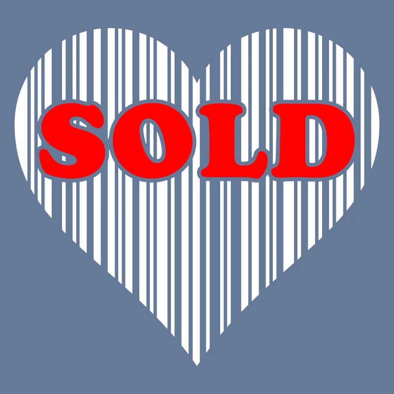 Coeur Barcode Love – Vendu Code Barcode Cadeau