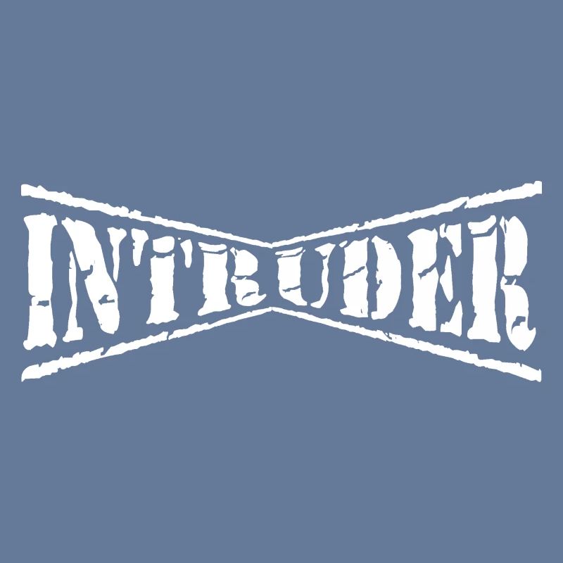intruder hacker eindringling clan sticker computer