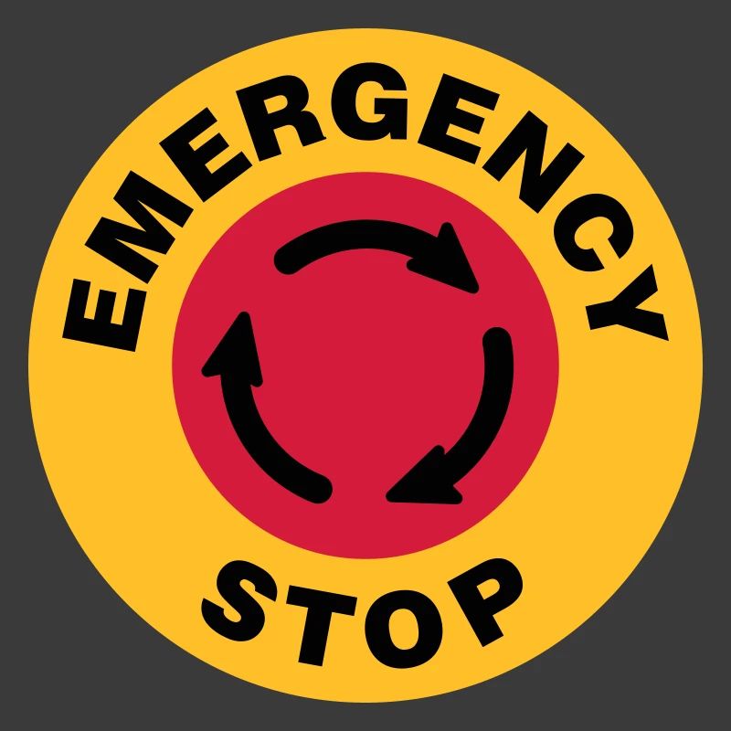 Emergency | Notfall | Stop