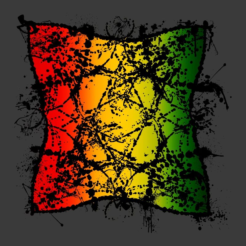 Rasta Leaf Abstraction with Gradient