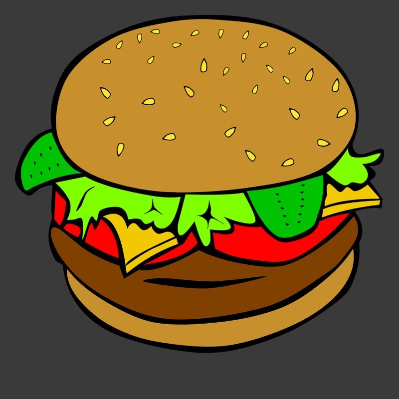 Burger Hamburger idée cadeau repas de restauration rapide