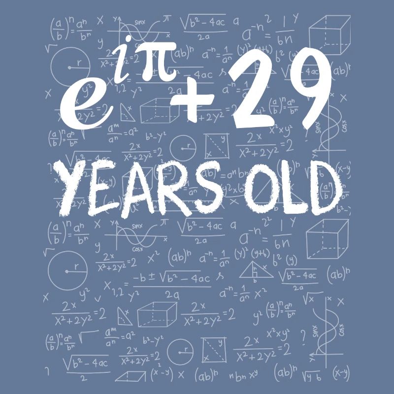 28th birthday 28 years old Euler Identity math