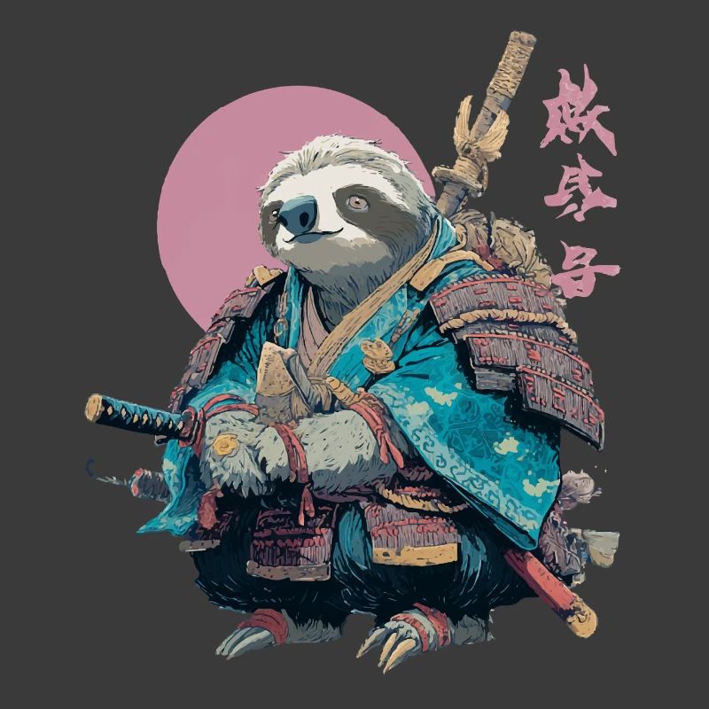 Sloth Samurai in Blue Armor