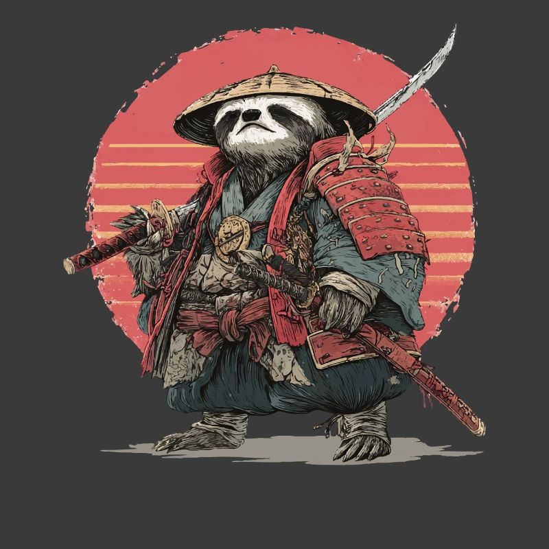 Sloth Samurai in Red Sunset Armor
