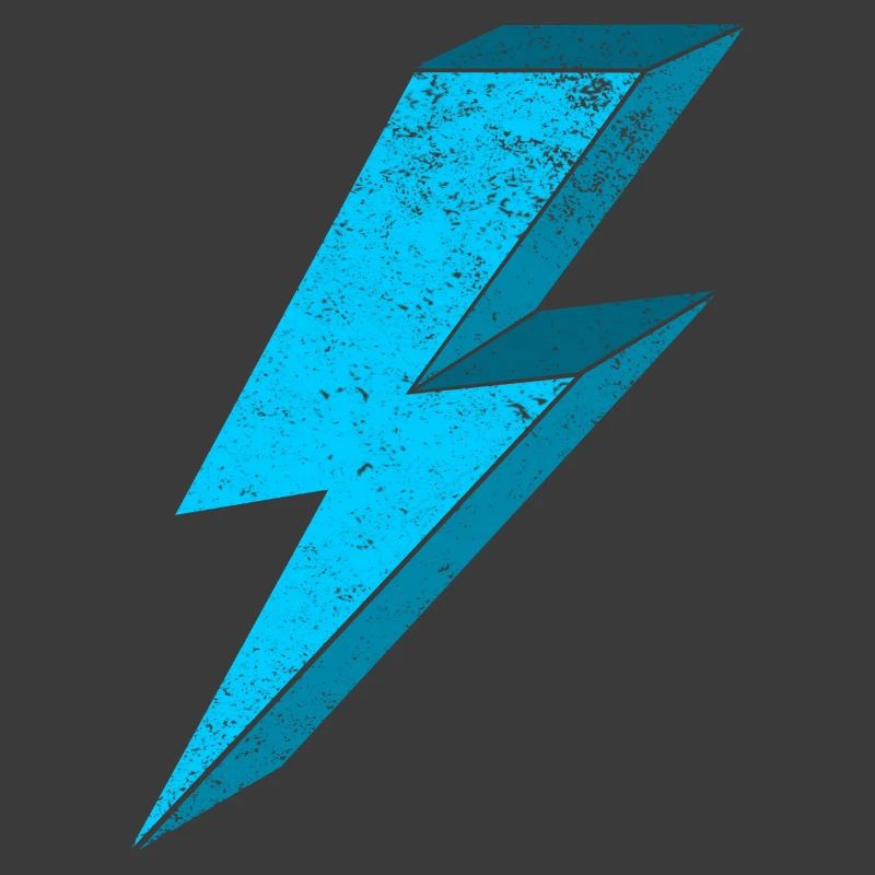 Elektrischer Blitz Design 3D