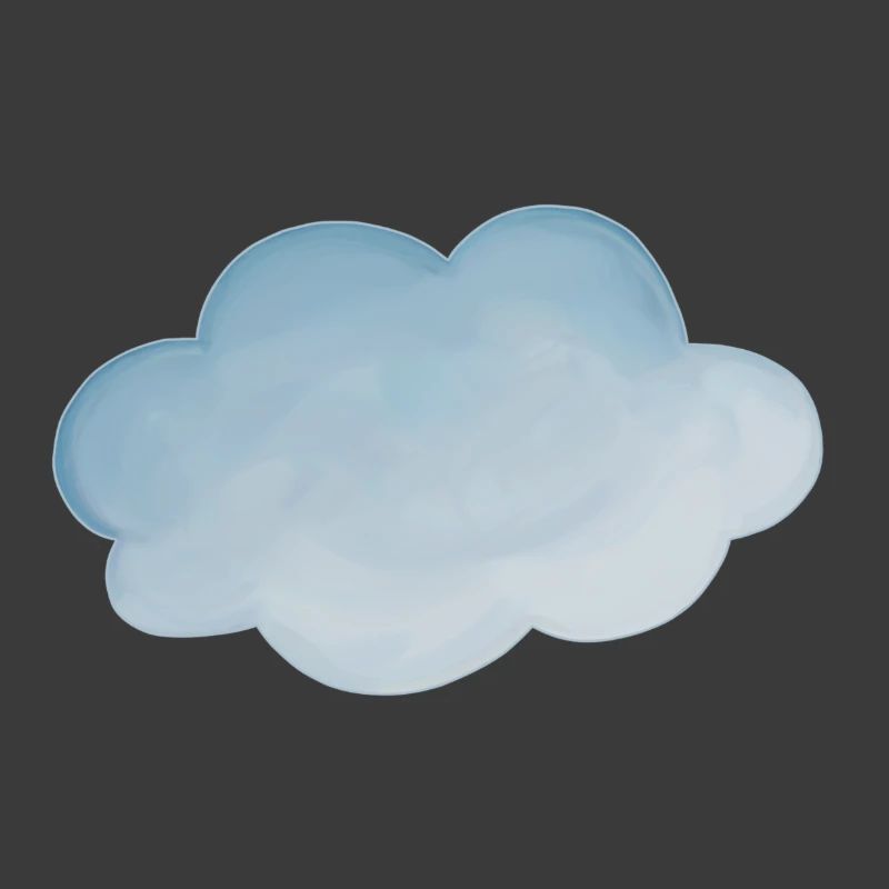 Cloud weather light blue