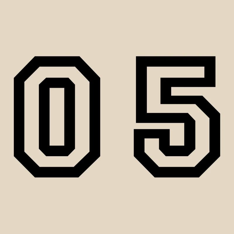 number - 05 - zero five