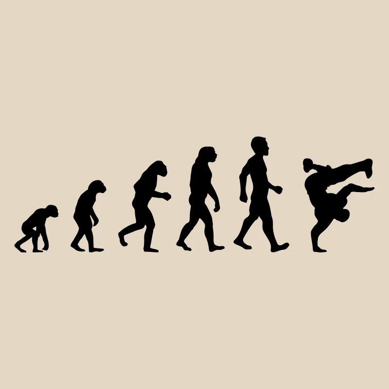 Evolution Breakdance Motiv als Geschenk