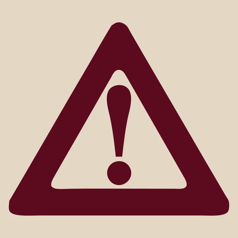 Danger icon exclamation triangle