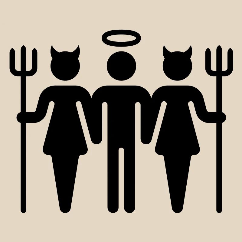 Teufel-Engel-Teufel / Devil-Cherub-Devil (M)