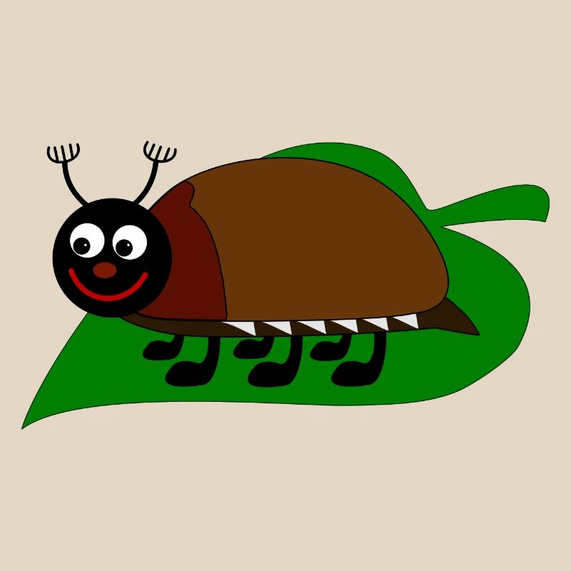 Maikäfer auf einem Blatt