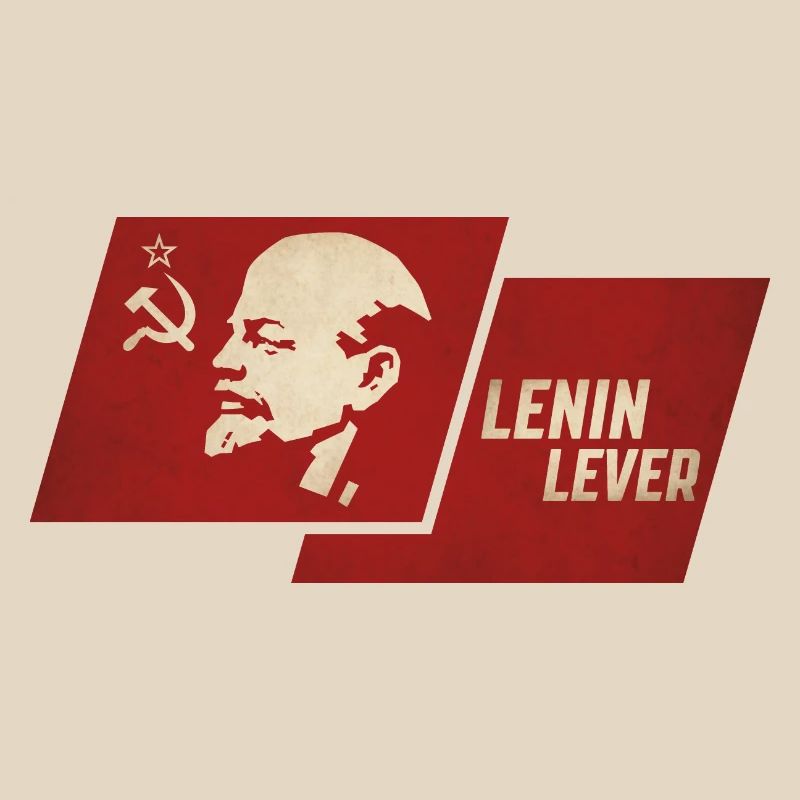 Drapeau à levier de Lénine