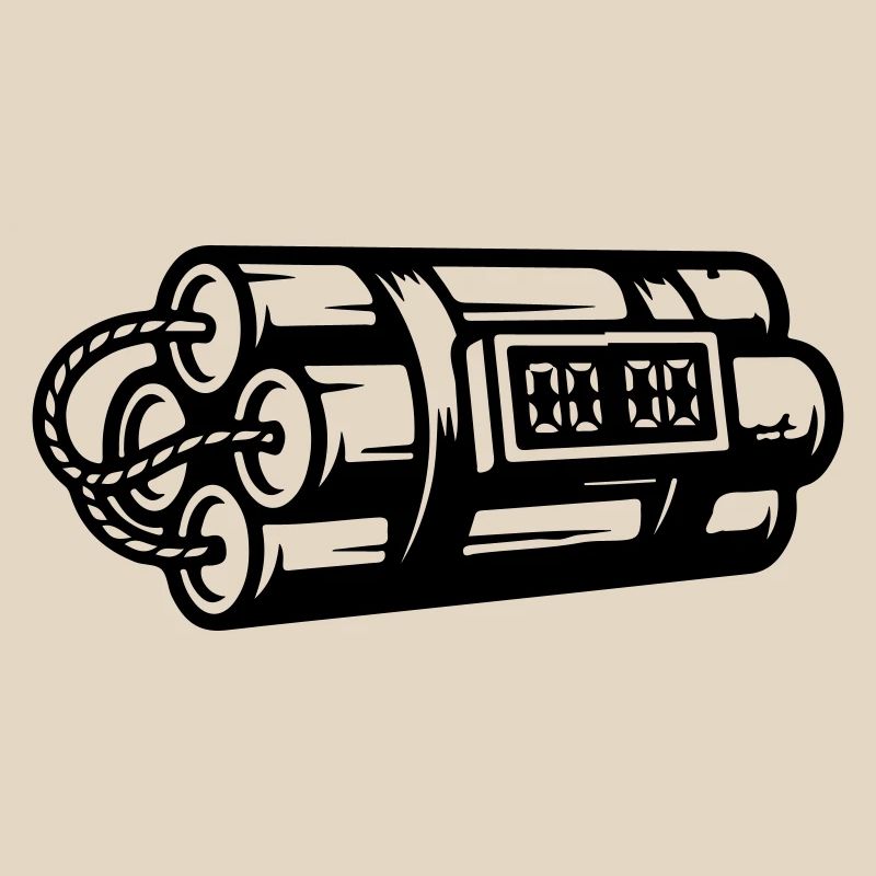Bombe à retardement Dynamite explosive