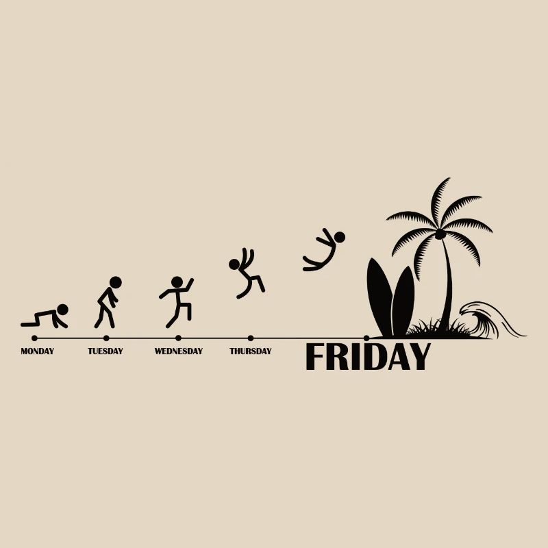 Endlich Freitag Strand Evolution