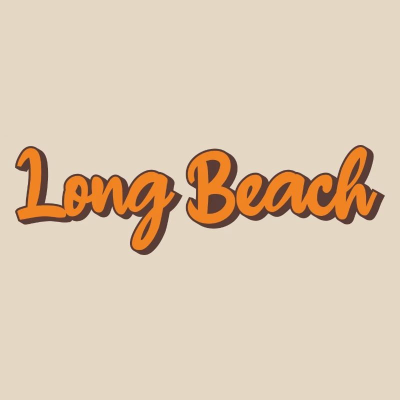 Long Beach Retro Script