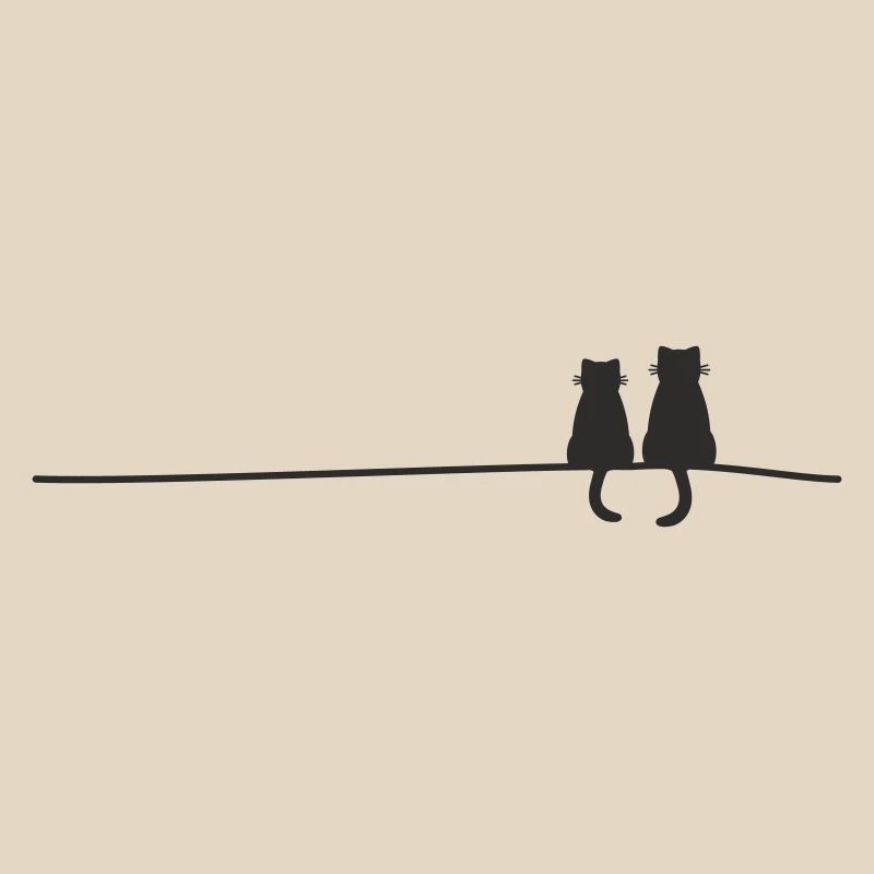 Silhouettes de chats