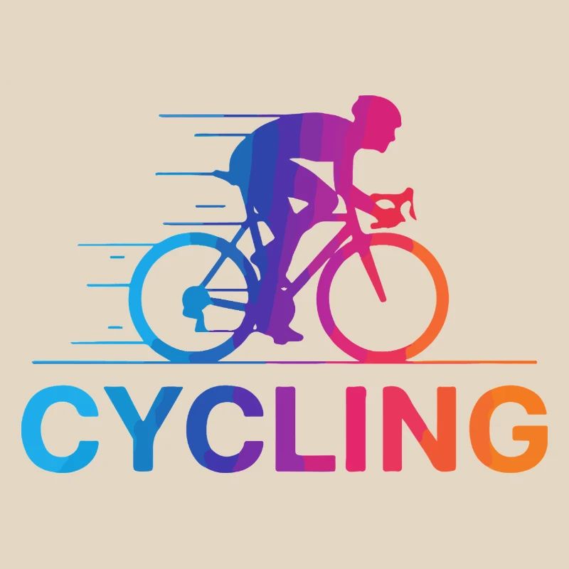 Gradient vibrant du cyclisme