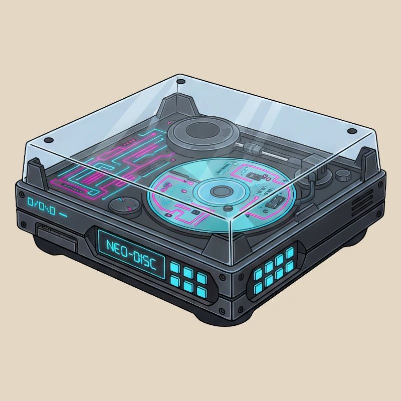 Futuristic Turntable Cool Modern Design