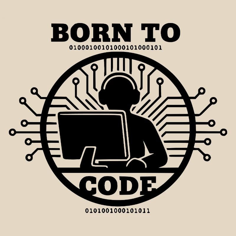 Codeur né pour coder Programmeur