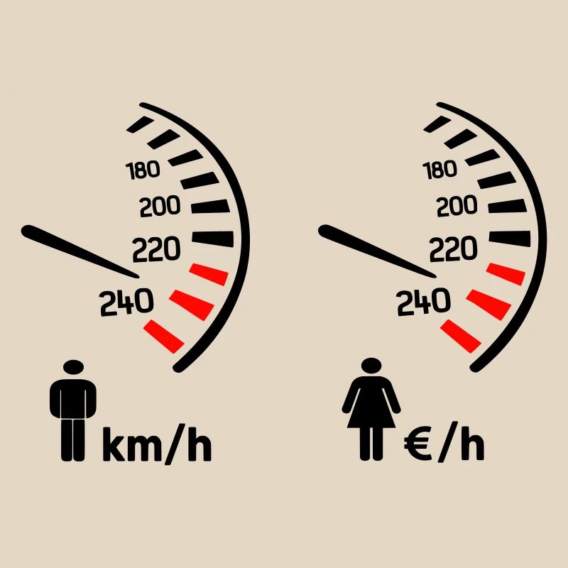 Tachometer km/h und Kostenmesser